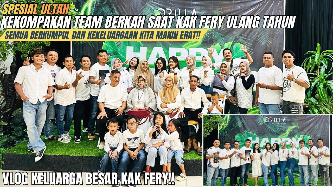 KEKOMPAKAN TEAM BERKAH MAKIN SOLID‼️HADIRI ACARA ULANG TAHUN KAK FERY‼️