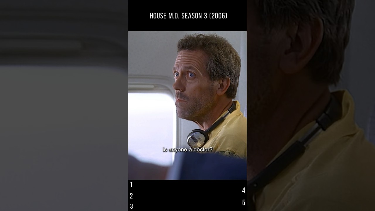 ✈️🩺 A Doctor Steps Up at 30,000 Feet | Emergency on Board in House M.D. Season 3 (2006) 😳🔥