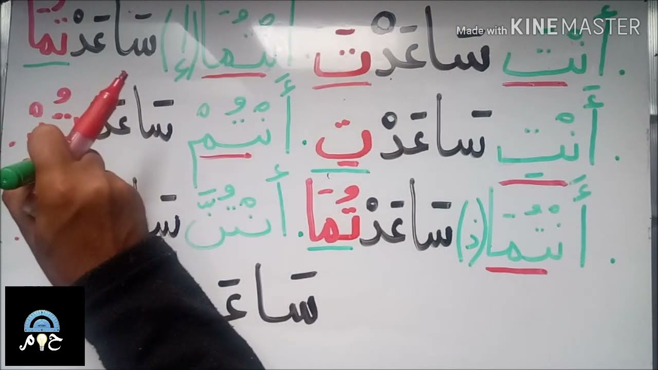 تصريف الفعل الماضي مع ضمائر المخاطب. للسنة الثانية والثالثة والرابعة ابتدائي