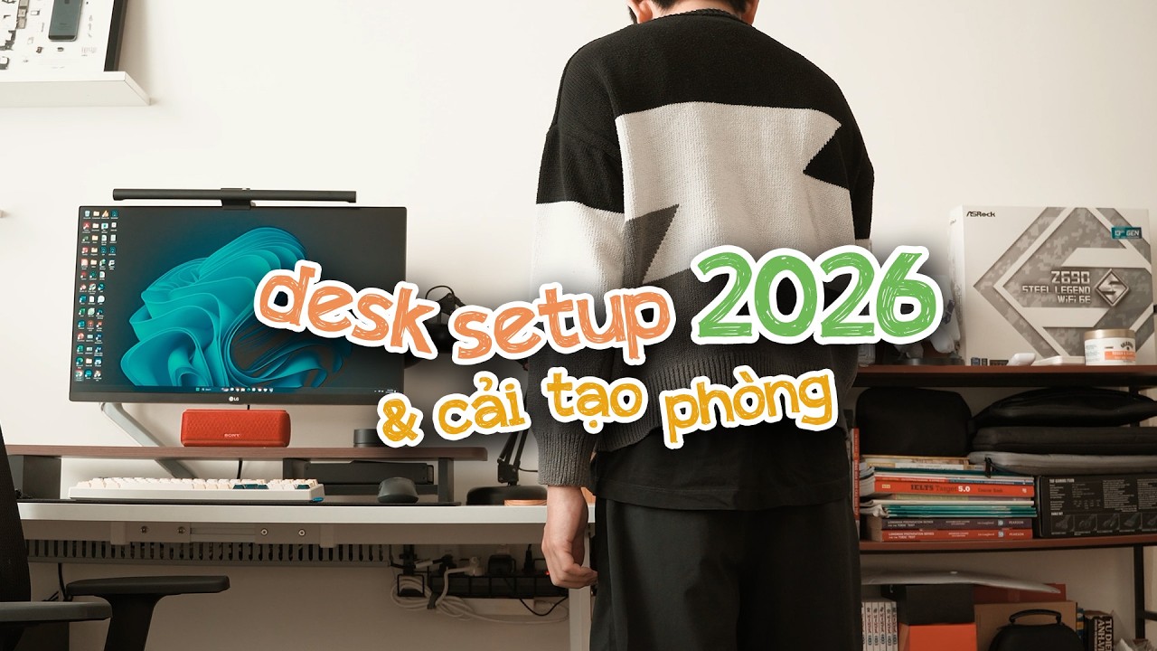 Desk Setup & Room Tour 2026 | Graphic Designer