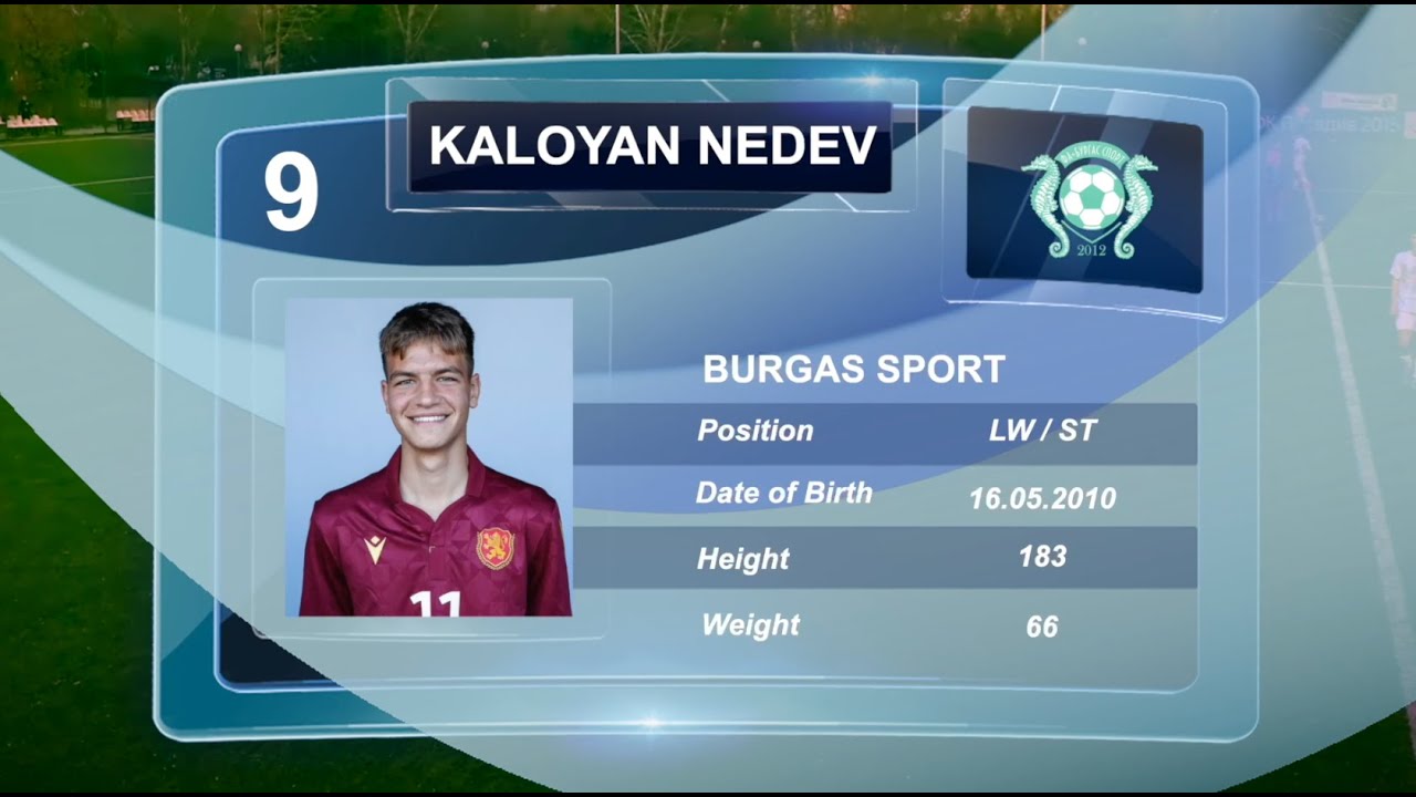 Kaloyan Nedev / FC Burgas Sport / Skills & Goals / 2025