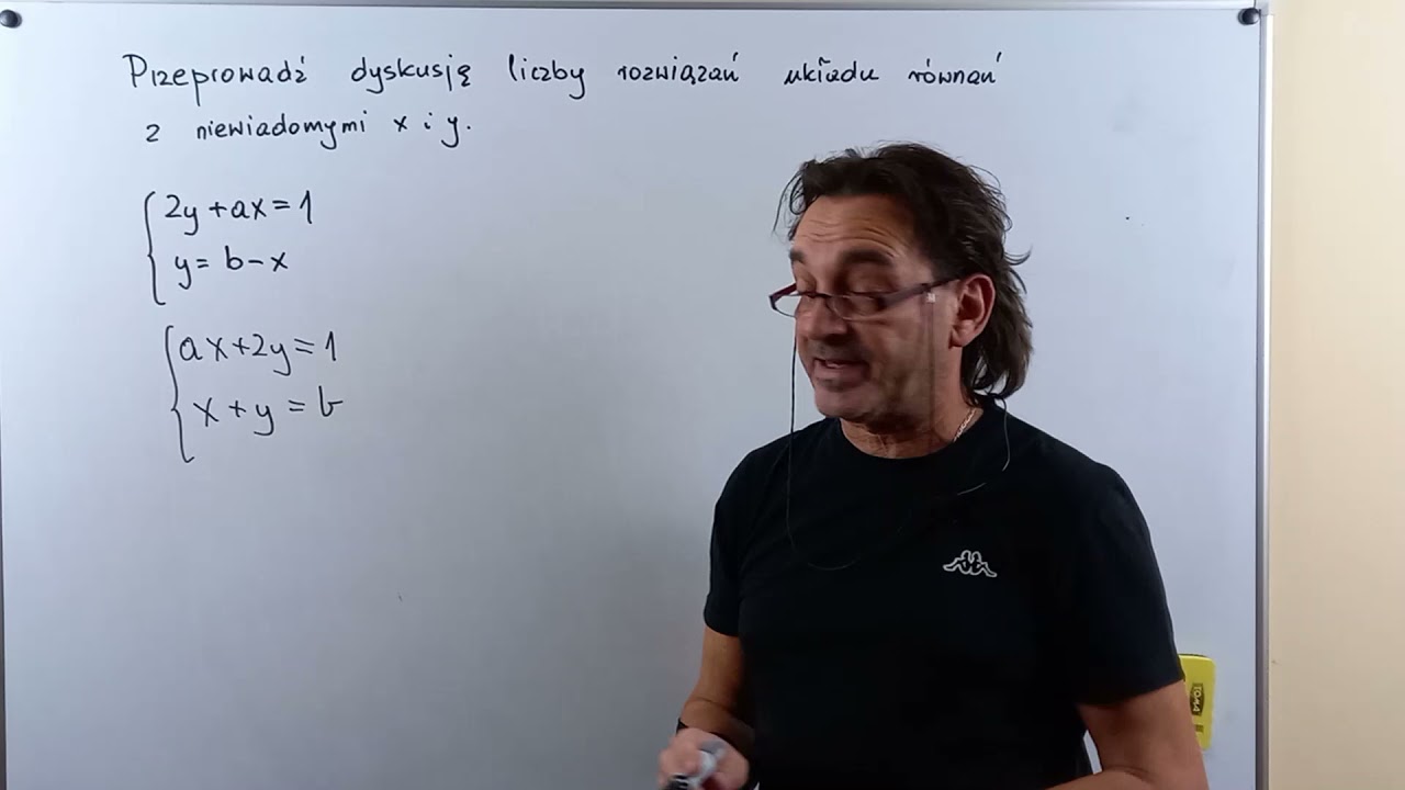Układy równań liniowych z parametrem