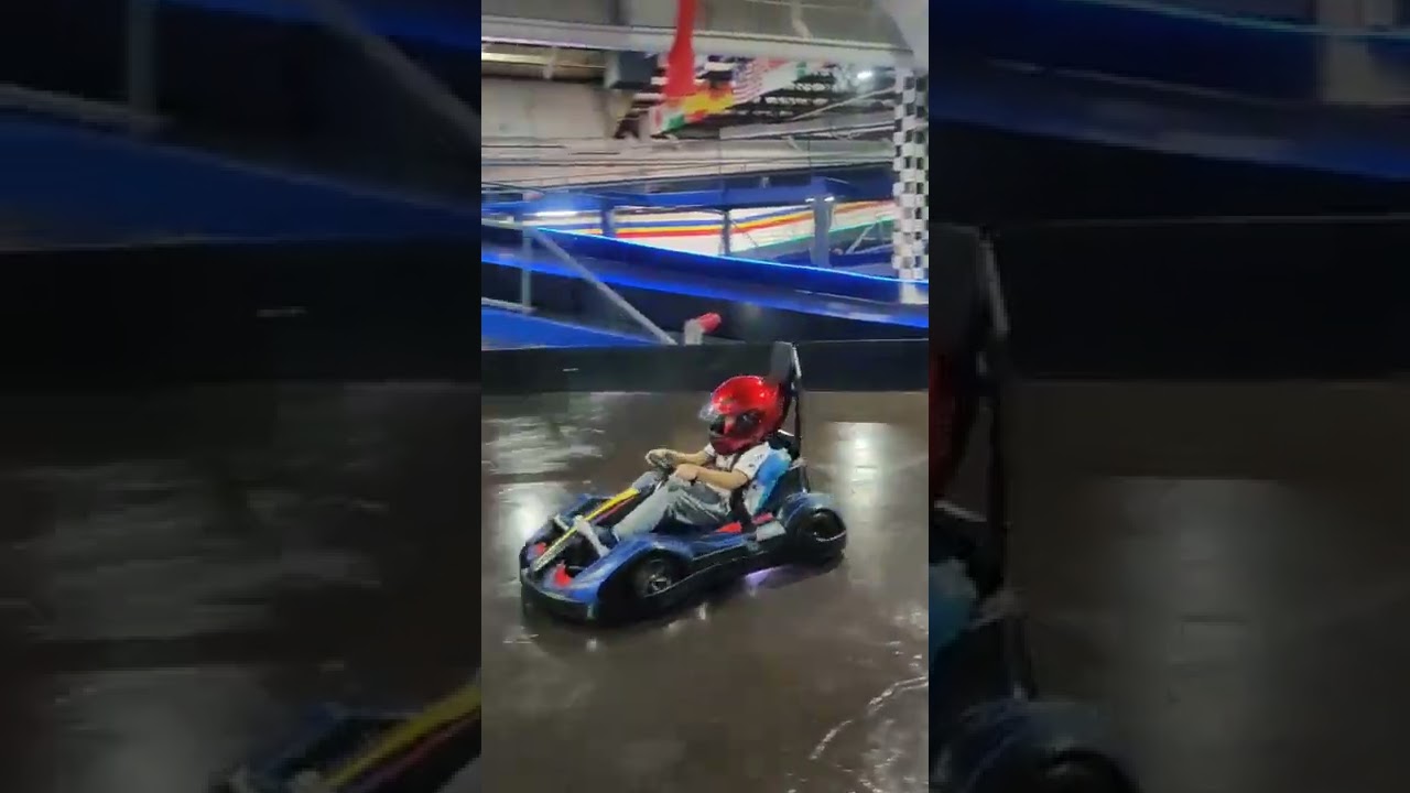 Ethan E-Karting for the first time at Ekartraceway