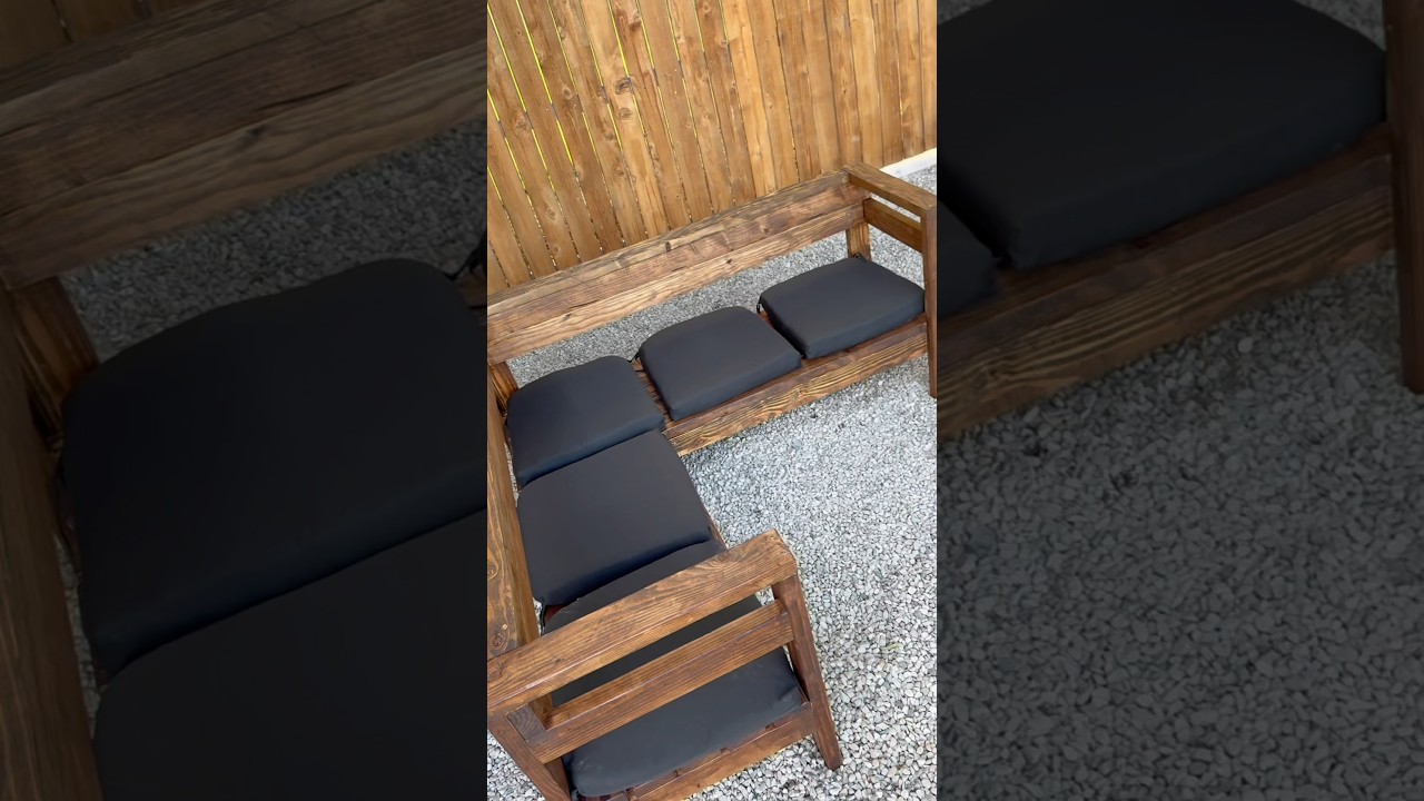 $150 DIY Patio Sectional in 2 Minutes!