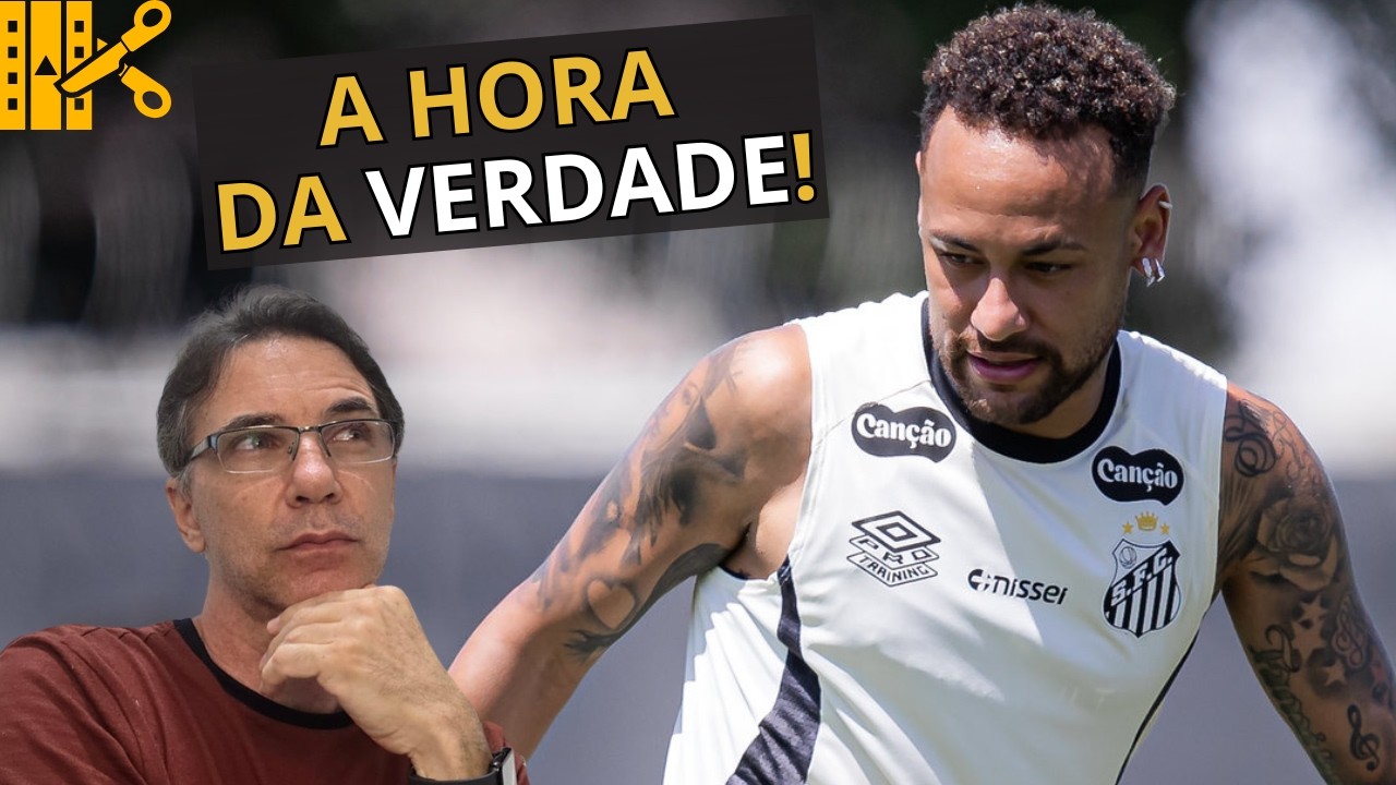 NEYMAR TITULAR E 100% FOCADO / SANTOS DEFINIDO PARA DOMINGO? - CORTE