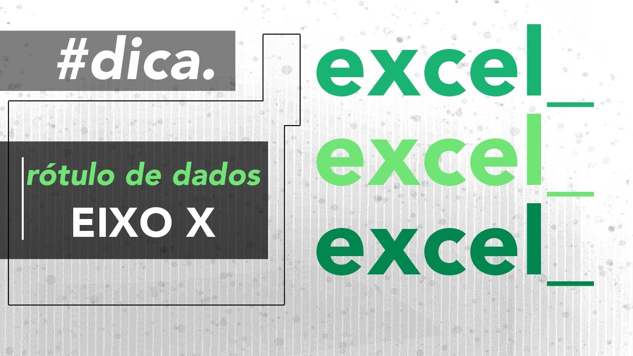 Rótulo de dados do eixo X no Excel