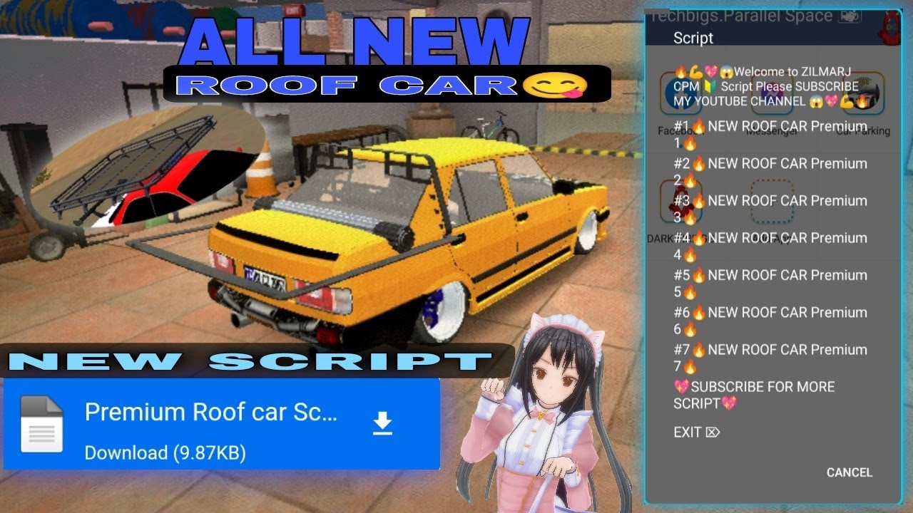 New Script Hack [Premium&roofcar]Car Parking Multipplayer Working Script