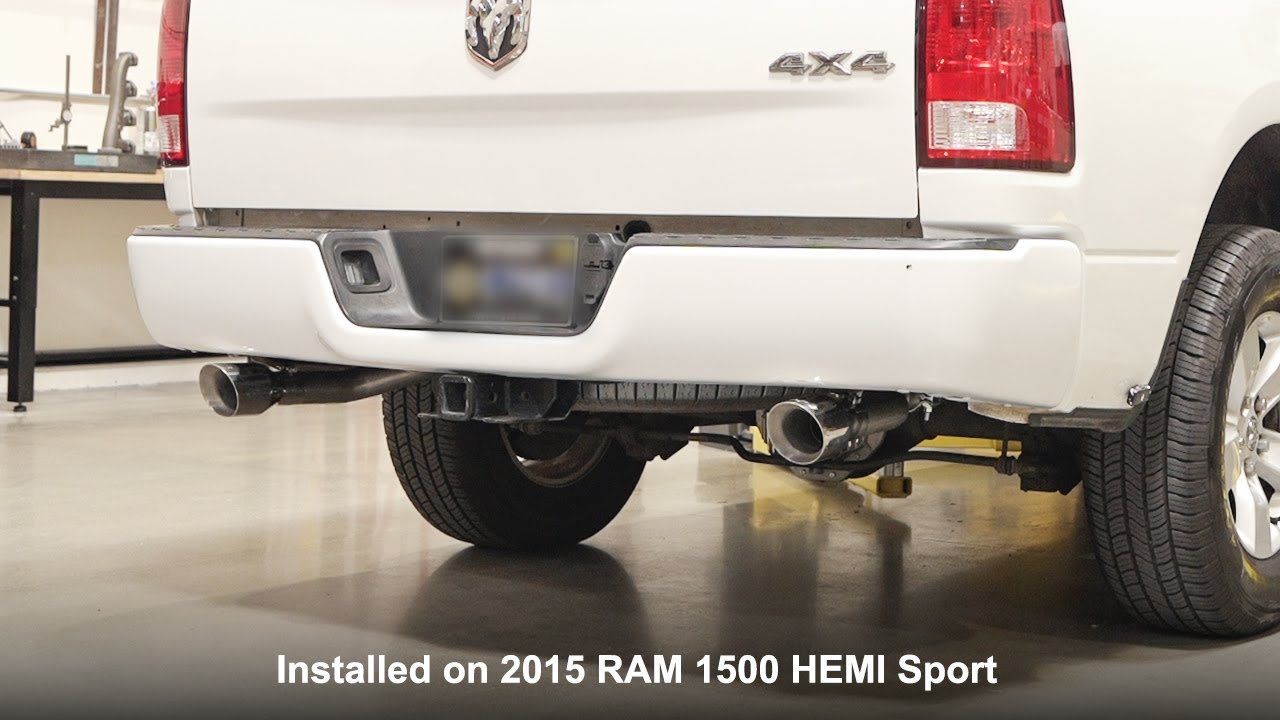 2009-2018 RAM 1500 5.7L V8 HEMI Cat-Back Exhaust System Dual Exit Installation Guide