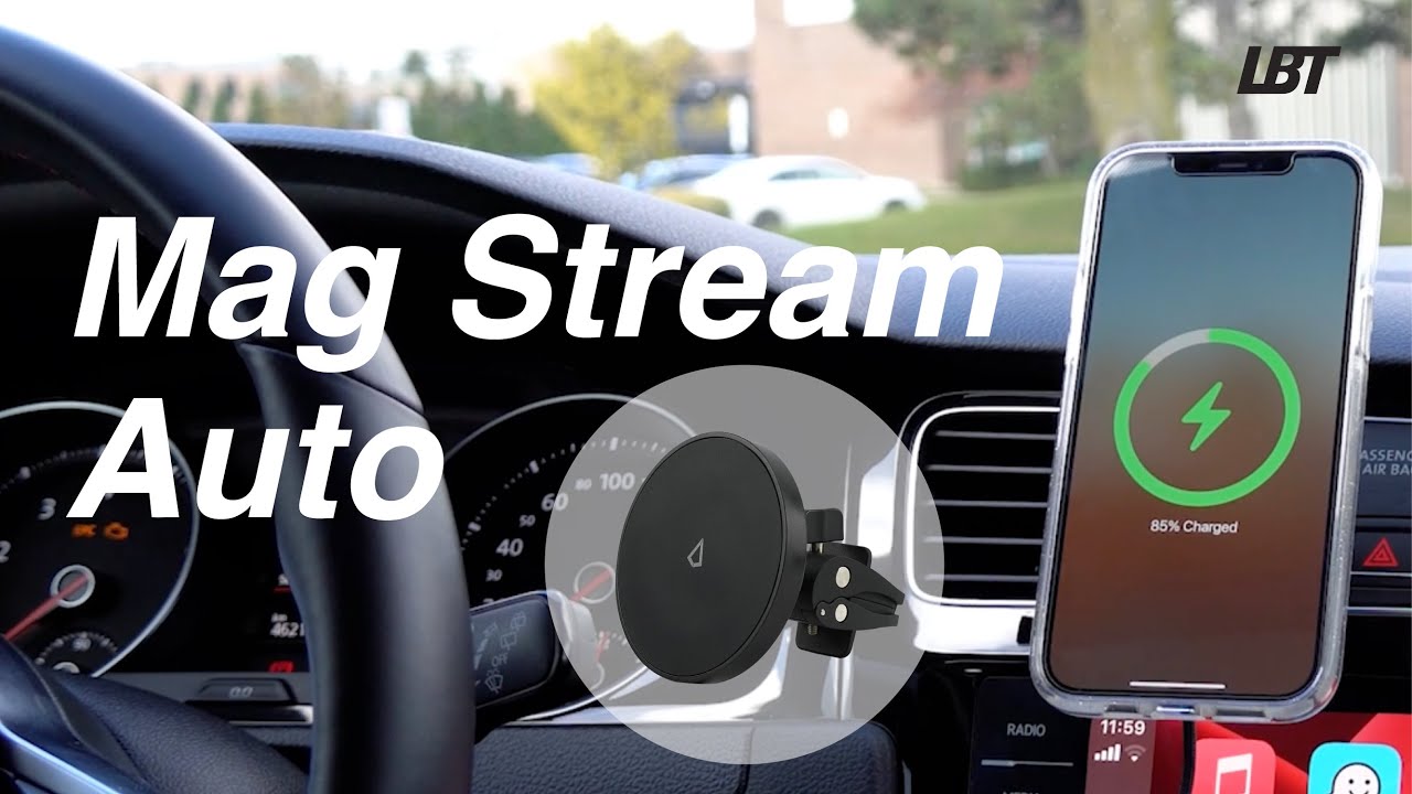 LBT Mag Stream Auto - The Sturdiest Magnetic Wireless Car Charger
