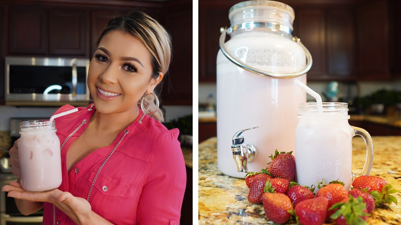 HOW TO MAKE A CREAMY STRAWBERRY AGUA FRESCA