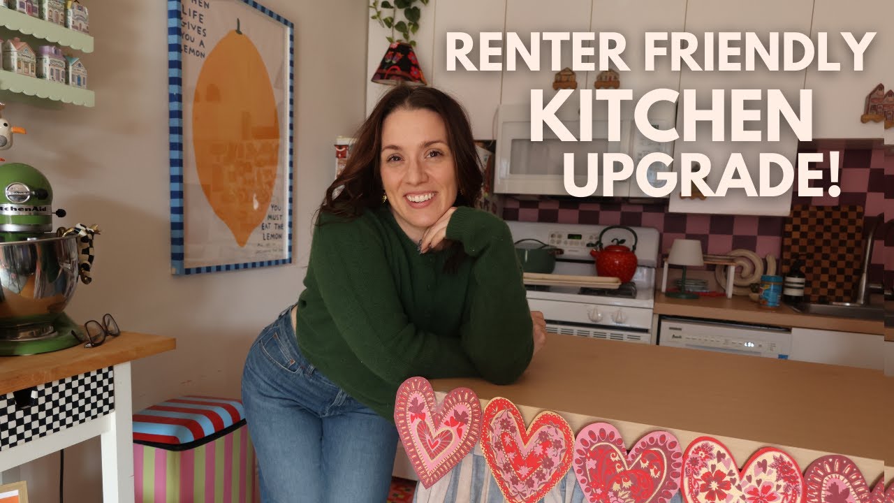 NYC Apartment Kitchen Upgrade + Decorating for Valentine's Day!!!