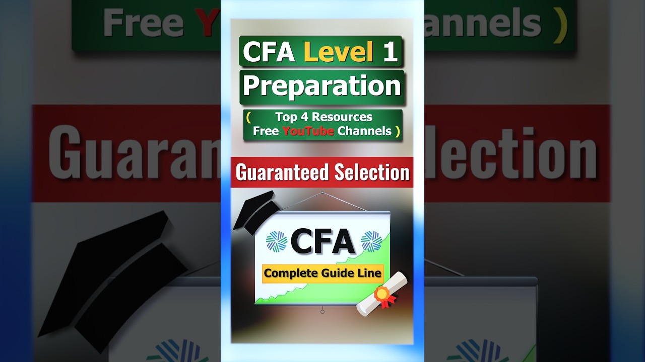 CFA Level 1 Preparation | Top 4 Resources | #cfa #cfaprep #finance #certification #viralshorts