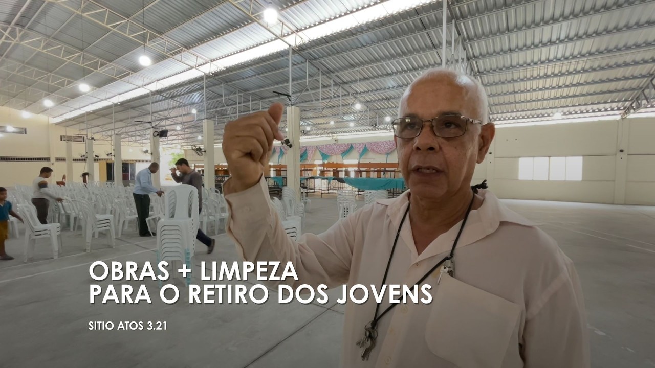 Obras + limpeza para retiro dos jovens | Sitio Atos 3.21 | [IMOBRART]