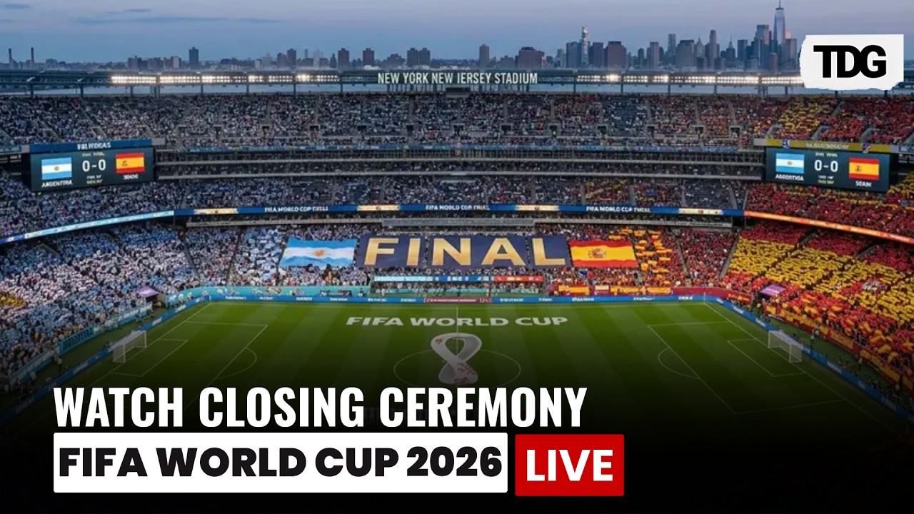 WATCH LIVE: FIFA World Cup 2026 Closing Ceremony | Music, Entertainment & Trophy Celebration