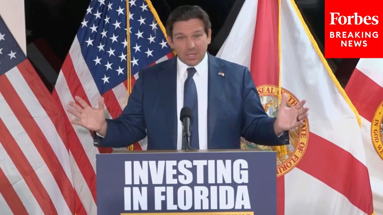Gov. Ron DeSantis Announces New Infrastructure Investments For Rural Florida