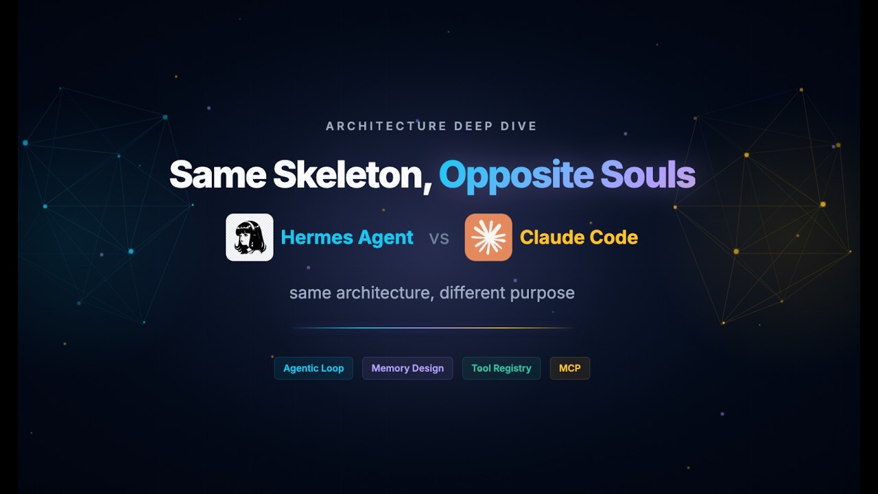 Hermes Agent против Claude Code: одинаковая архитектура, разные &laquo;души&raquo;