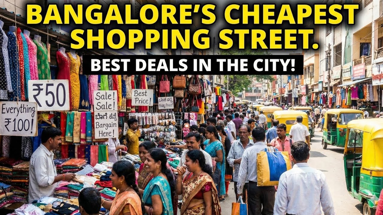 Jayanagar 4th main Block street shopping market ✨📍