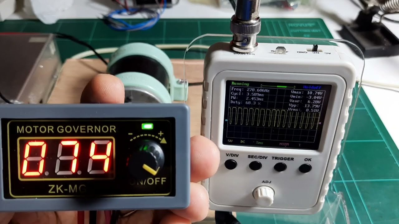 Modul Motor Governer ZK-BMG sebagai PWM pengontrol kecepatan motor dc dan HHO