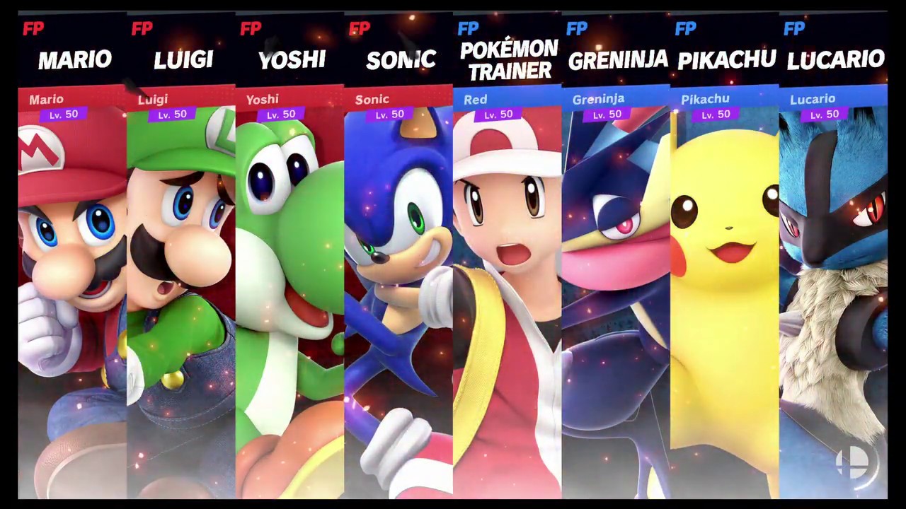 Super Smash Bros Ultimate Amiibo Fights Request #181 Mario Bros Z Team vs Pokemon Team