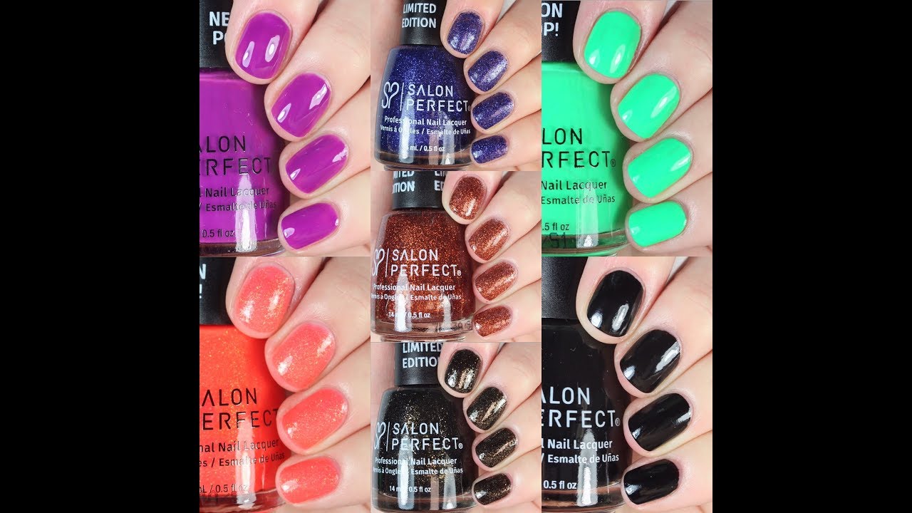 Salon Perfect Halloween Collection Swatches