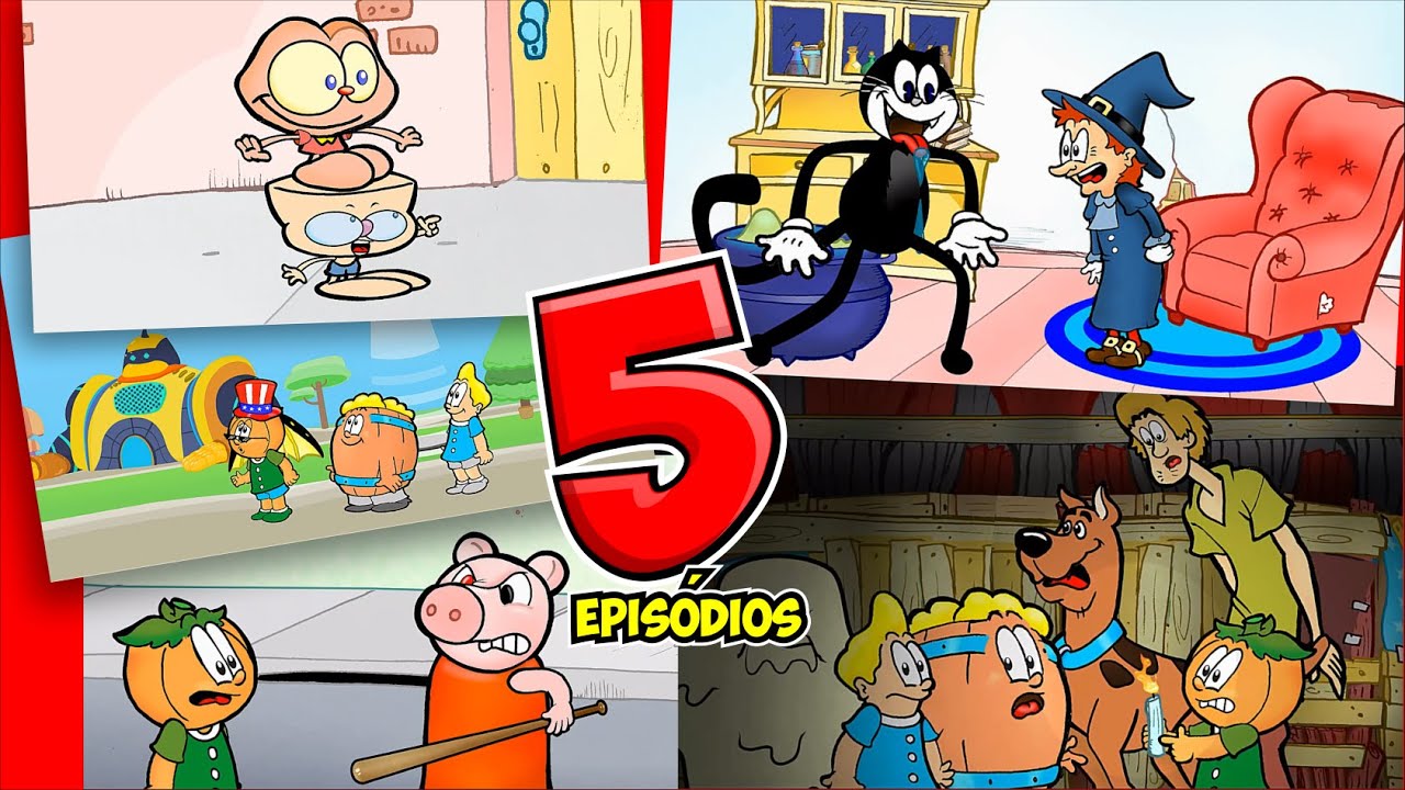 Gibi Nossa Turma em 5 Epis&oacute;dios - Pig Roblox - Cartoon Cat - PKXD - Mongo e Drongo - Scooby Doo