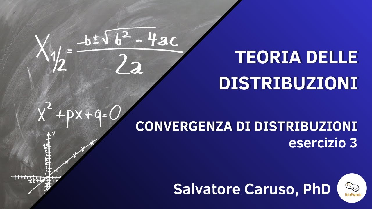 Metodi Matematici -  Teoria delle Distribuzioni - Esercizio convergenza distribuzioni 3