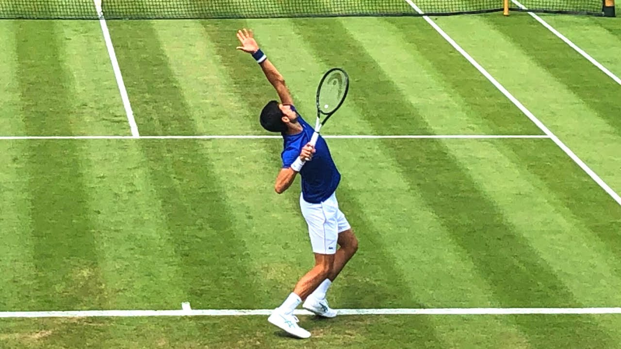 Novak Djokovic vs Denis Shapovalov Full Highlights | Court Level View