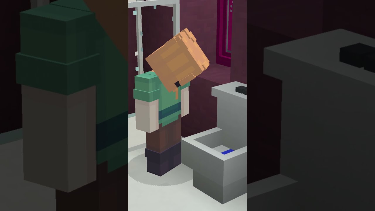 MINECRAFT SHORTS DIE MEIN KLO ZUM LACHEN BRINGEN  | Minecraft #SHORTS