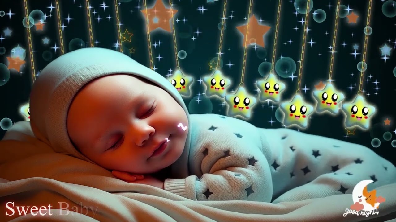 Baby Sleep Music💖Instant Gentle Sleep in 3 Minutes🌙Put Baby to Deep Sleep🎶 Mozart & Brahms Lullaby