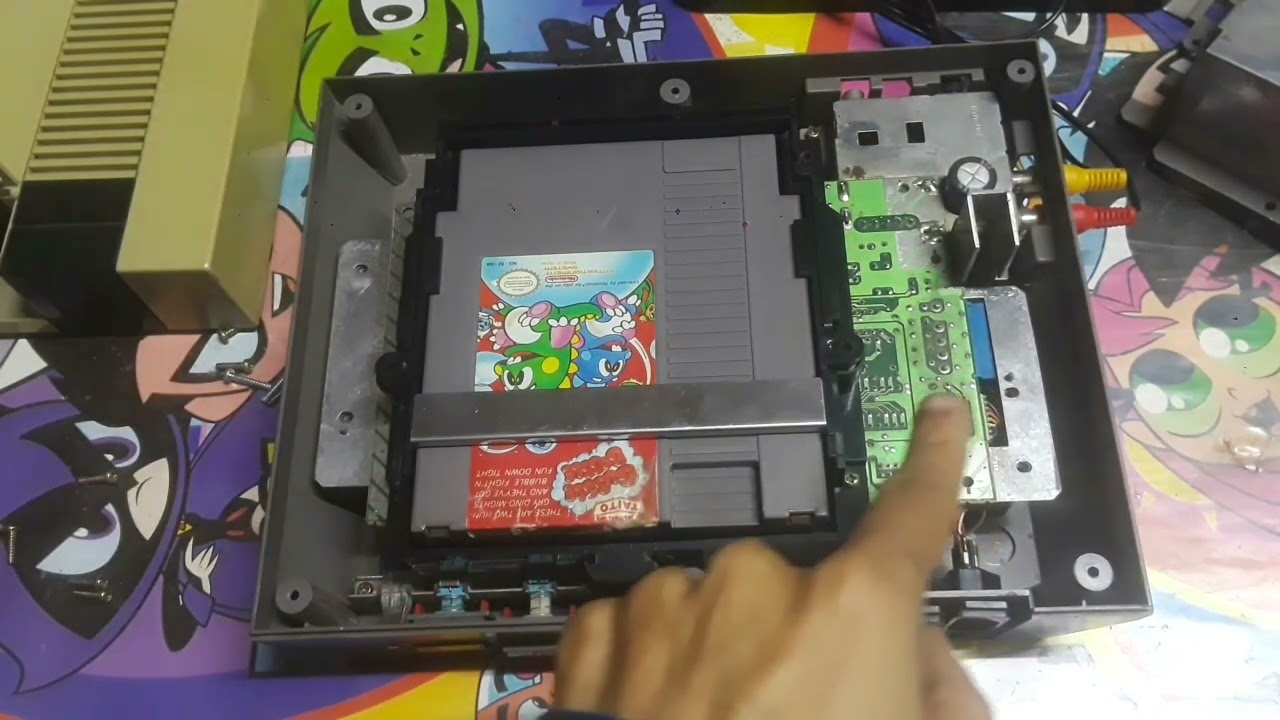 proyecto 2 nintendo nes limpieza y calibramiento de los cartuchos día 1