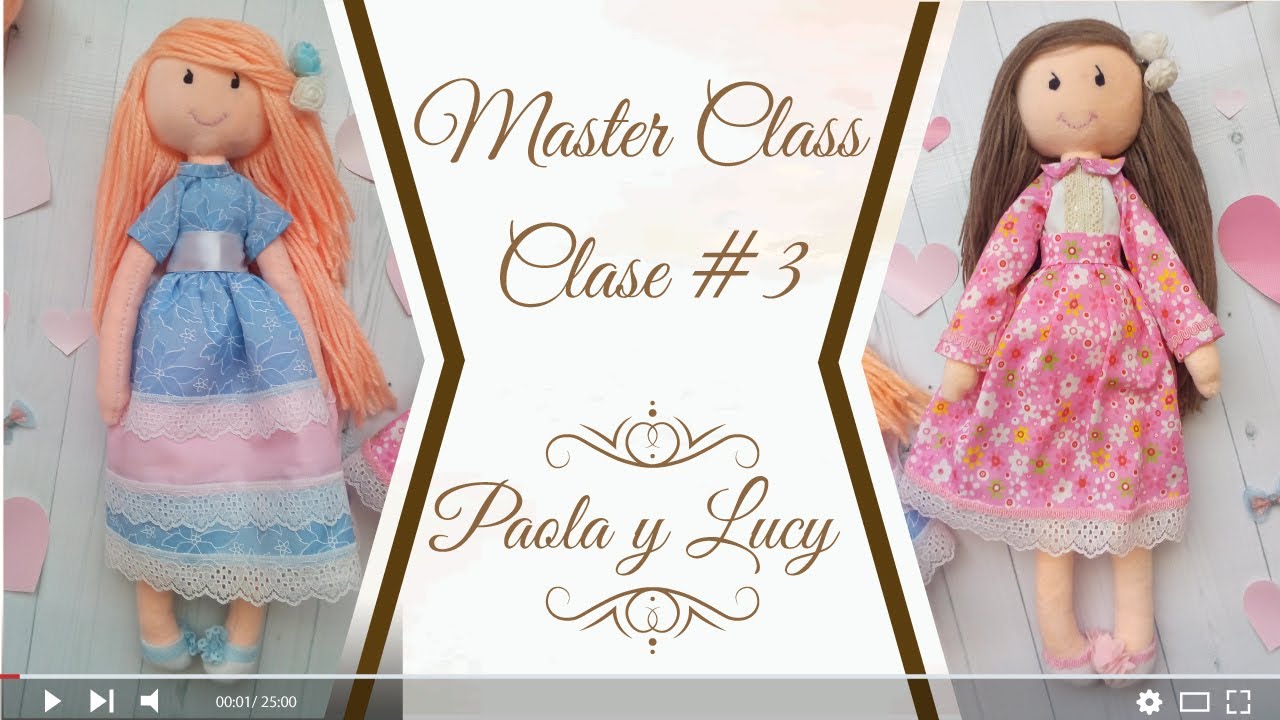 💖COMO HACER PASO A PASO 💖 Muñecas Country 🤩. Clase 3