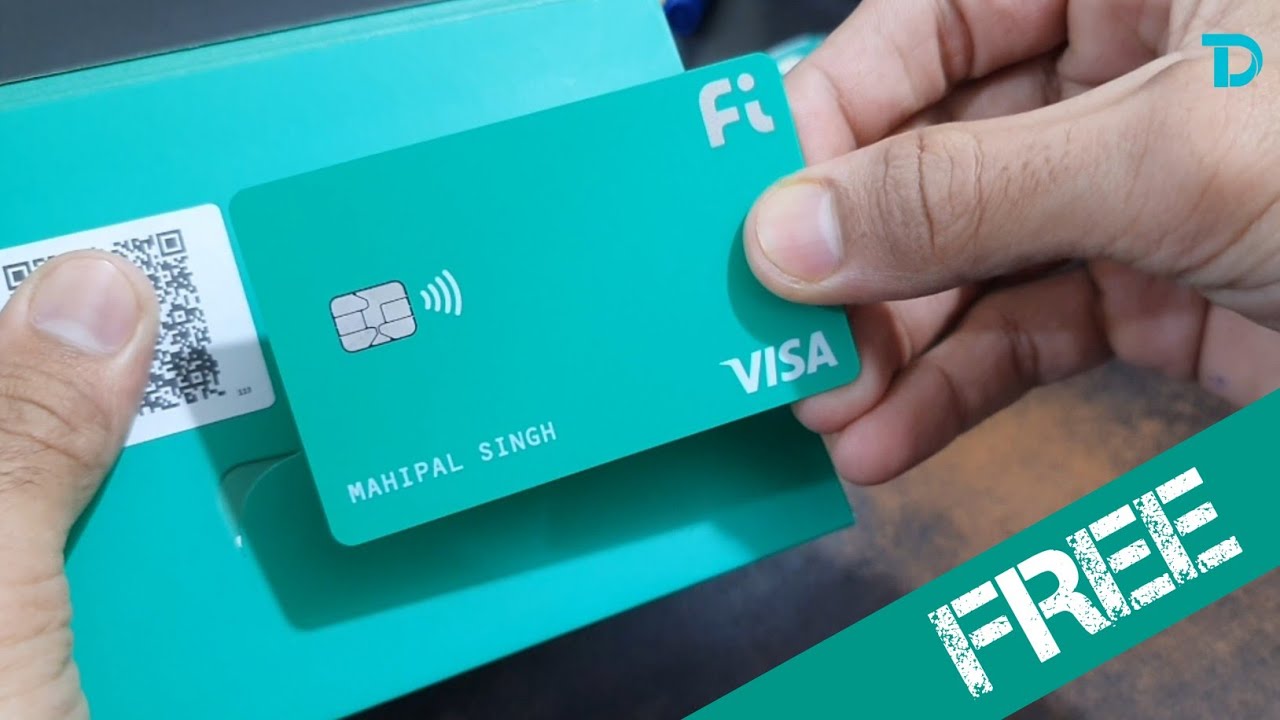 How to Order Fi Money FREE visa Debit Card | Fi money visa debit card unpack 💳