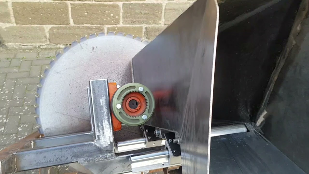 Automatische Brennholzsäge Eigenbau Teil 1