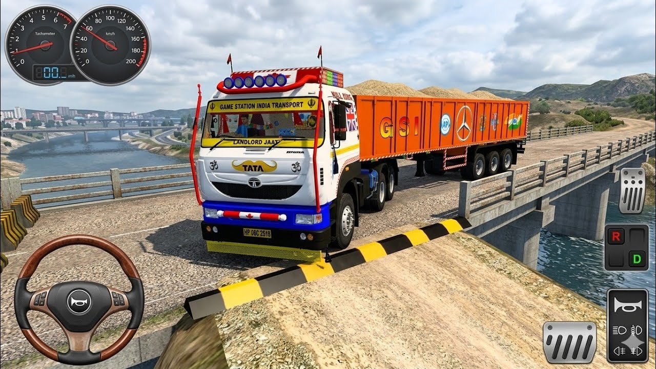 Dengerous Offroad Speed Breaker Road 😱🛣️ | Tata Singh 5530S | BUSSID Gameplay 