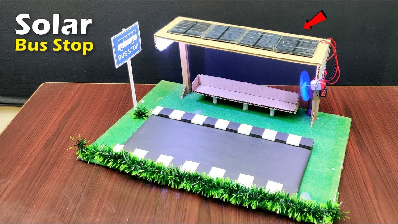 Solar Bus Station | DIY Project | Science Project