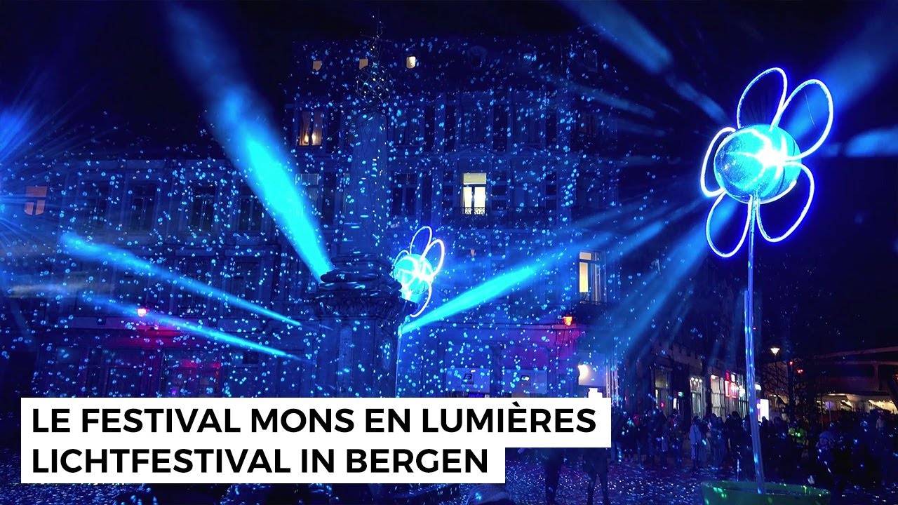 Le festival Mons en Lumières - Lichtfestival in Bergen