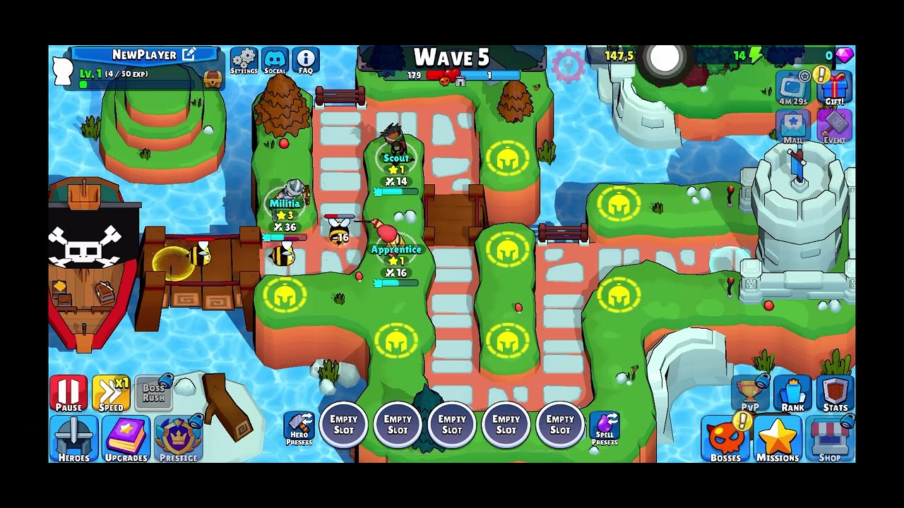 Hack Game Idle Hero TD Tower Defense RPG bằng IGG