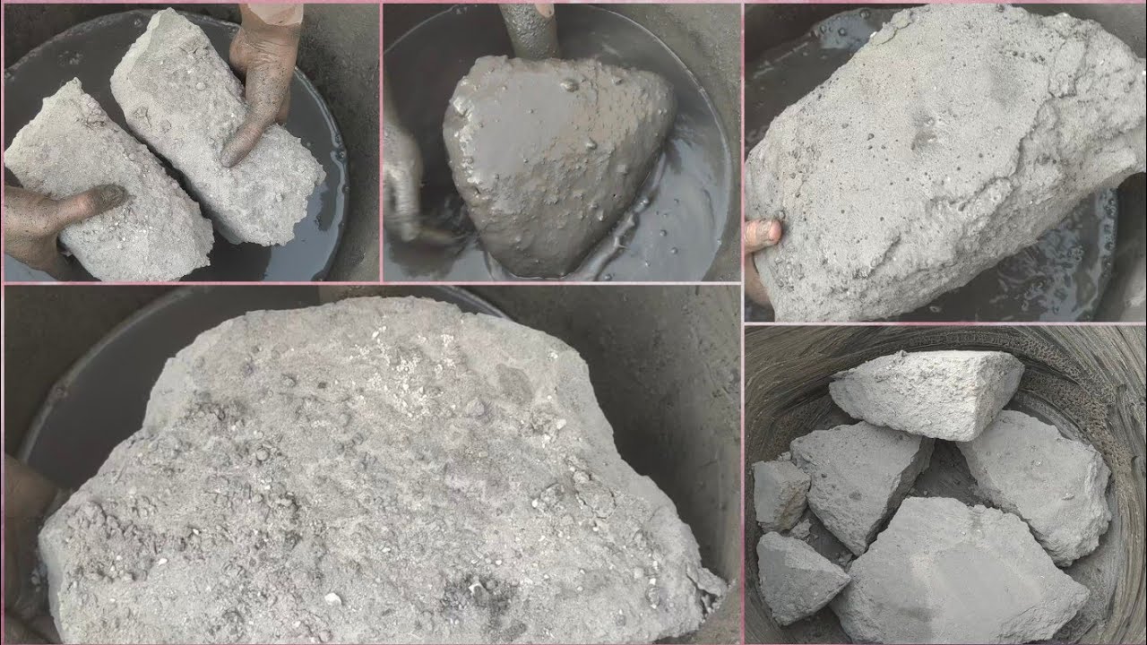 ||As Asmr|| charcoalashes|sand cement crumbling dry and water 💦💦
