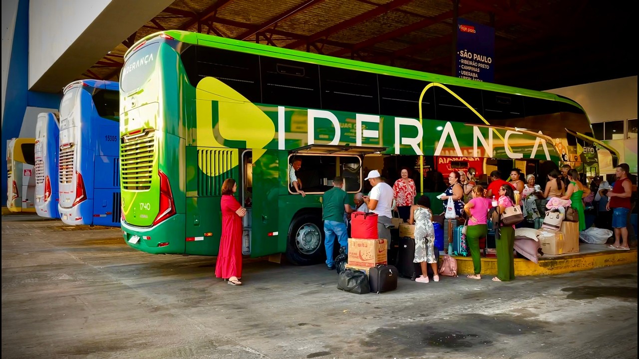 MOVIMENTAÇÃO RODOVIÁRIA EM GOIÂNIA - GONTIJO, ITAPEMIRIM, LIDERANÇA, UNIÃO, GUANABARA...