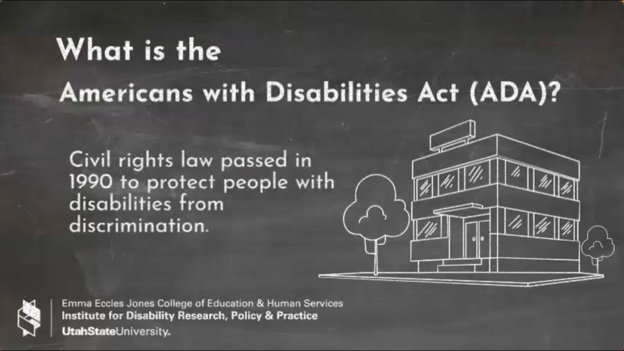 Disability 101: Titles 1 and 2 of the ADA