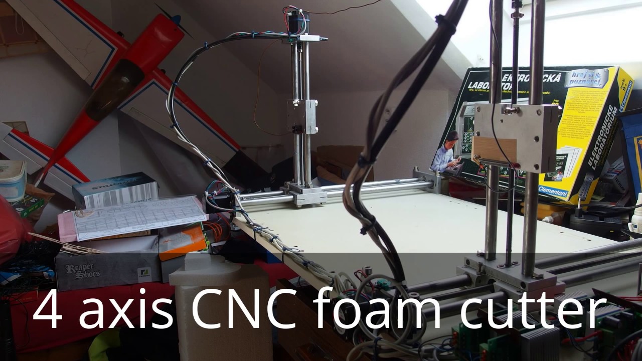 DIY 4axis CNC foam cutter