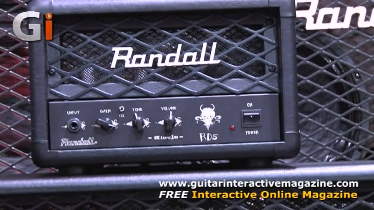 NAMM '13 - Randall Amplification RG Series, Thrasher & RG13 Pedal Introduction - Guitar Interactive