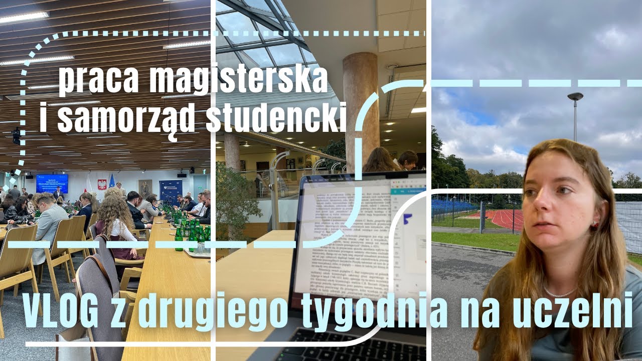 zaczynam moją pracę magisterską ✍🏼 i wyjazd do Warszawy || VLOG Z UCZELNI 👩🏼‍🎓
