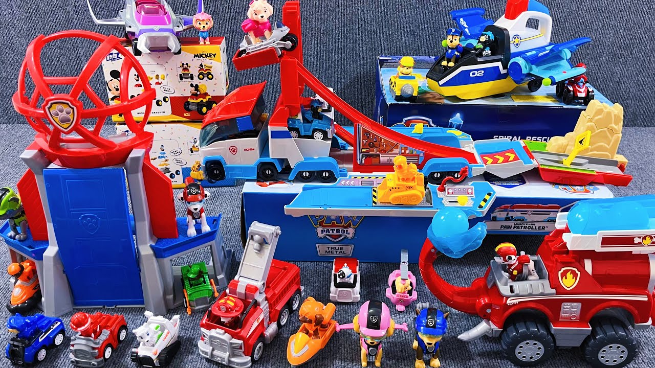 12-minute unboxing experience: cool Paw Patrol toys Ultimate Rescue compilation ASMR | Toy Review