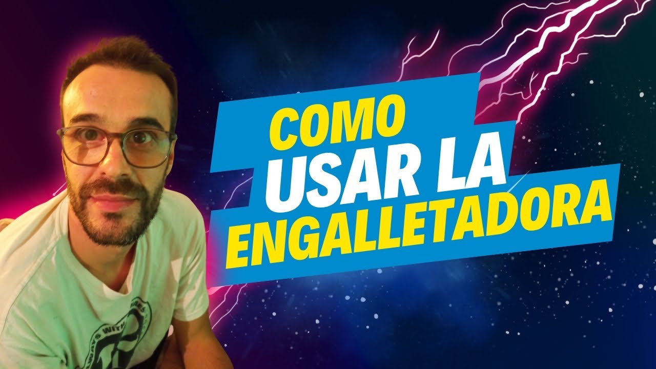 cómo usar la engalletadora