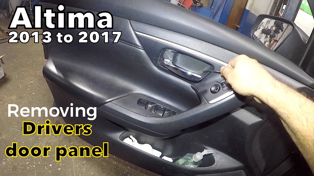 How to remove door panel on Nissan Altima 2014 2015 2016 2017