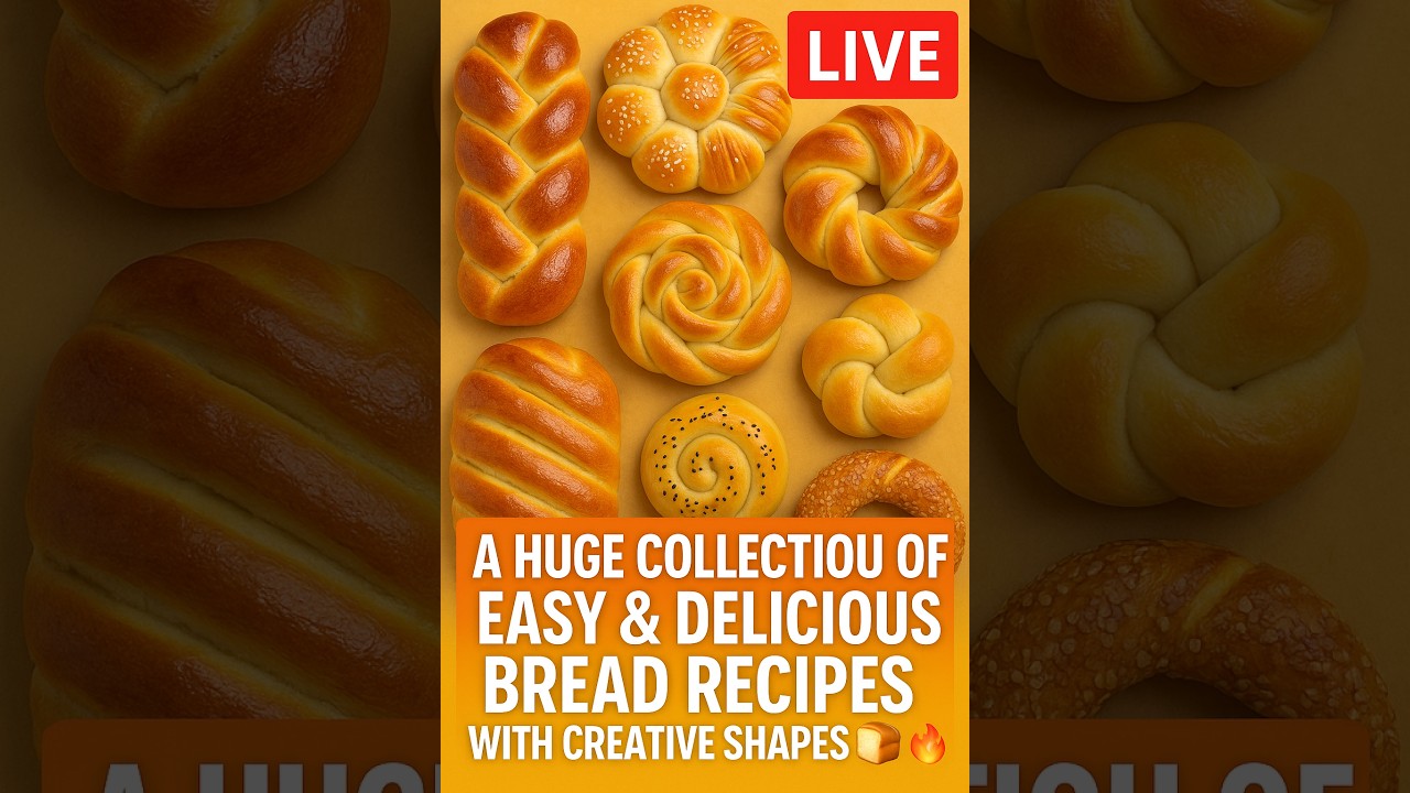 LIVE: Bake Amazing Bread & Pastries at Home! Easy Recipes Anyone Can Make #ramadanrecipes