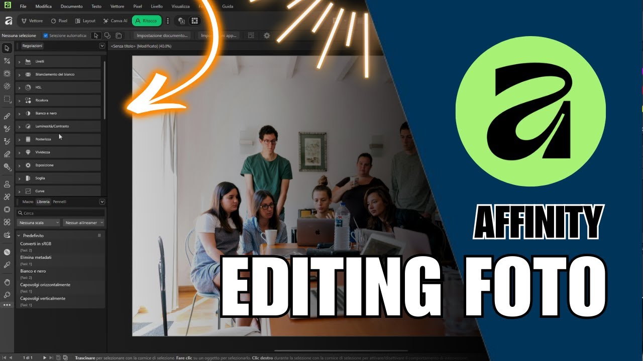 AFFINITY by Canva per l'EDITING FOTOGRAFICO: tutti gli strumenti necessari