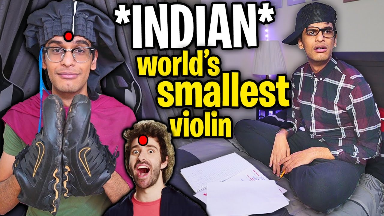 Indian WORLD'S SMALLEST VIOLIN! - Full Parody (AJR)