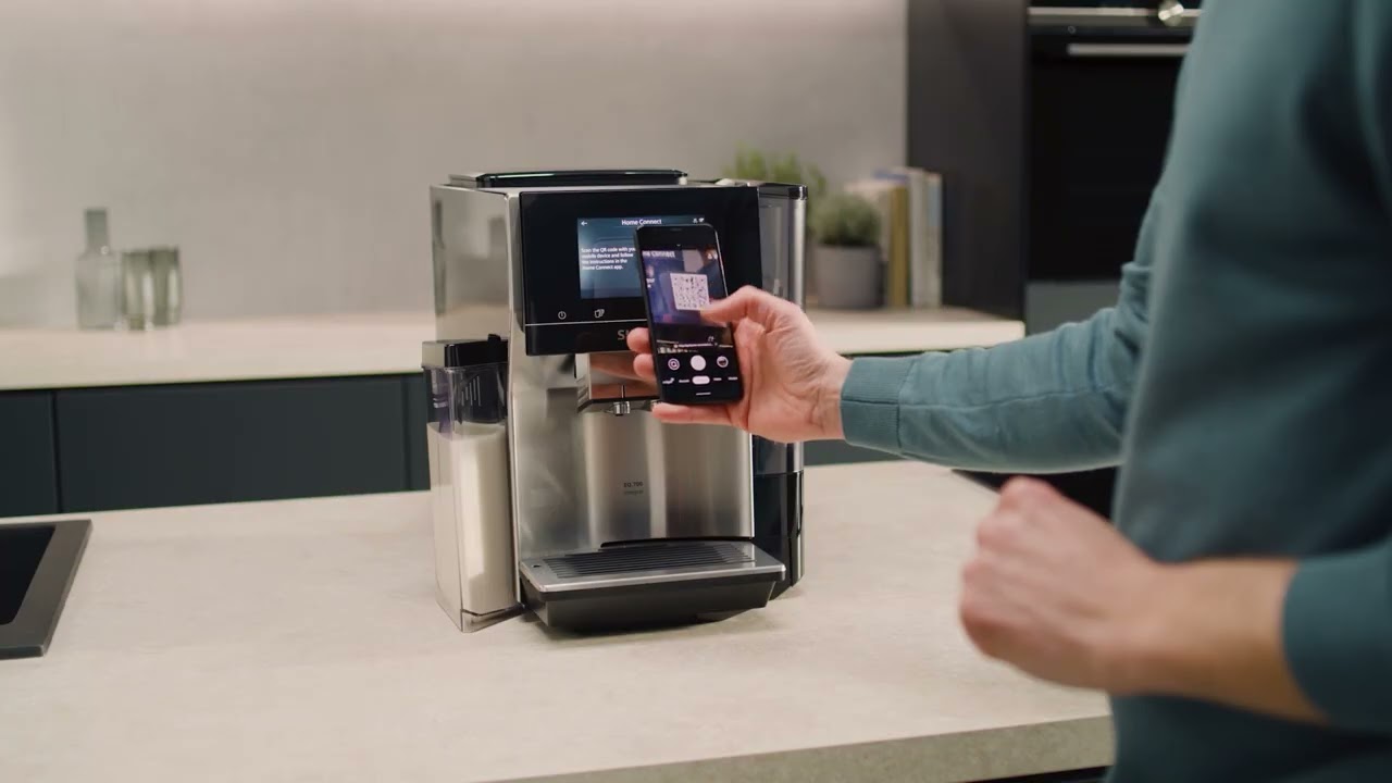 Kávovar Siemens EQ700 pripojenie do siete Home Connect
